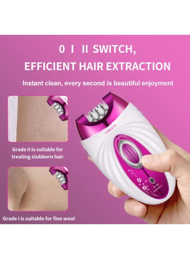 Sokany 3-in-1 Ladies Epilator & Shaver Kit, Rechargeable, Model SK-17009 - Image 2